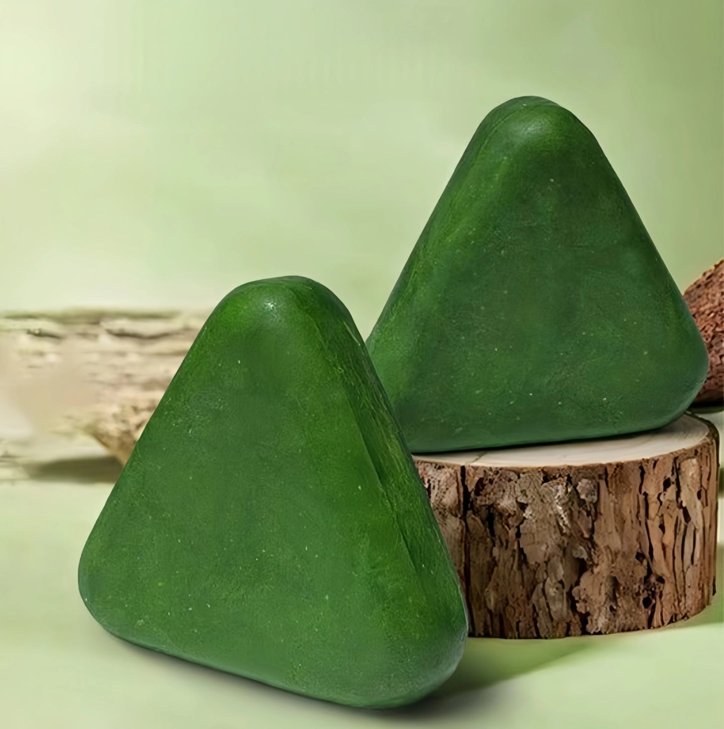 GLAFIRA Seven Green Nature Shampoo Bar | Anti-Hair Fall, Dandruff Control, Hair Repair & Oil Control