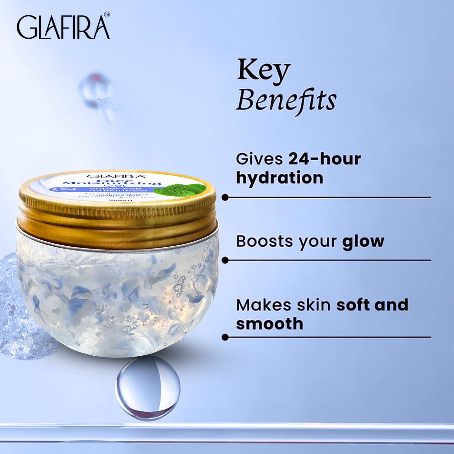 Face Moisturizing Gel – Lightweight, Hydrating & Non-Sticky Ideal For Both Summer & Winter Use