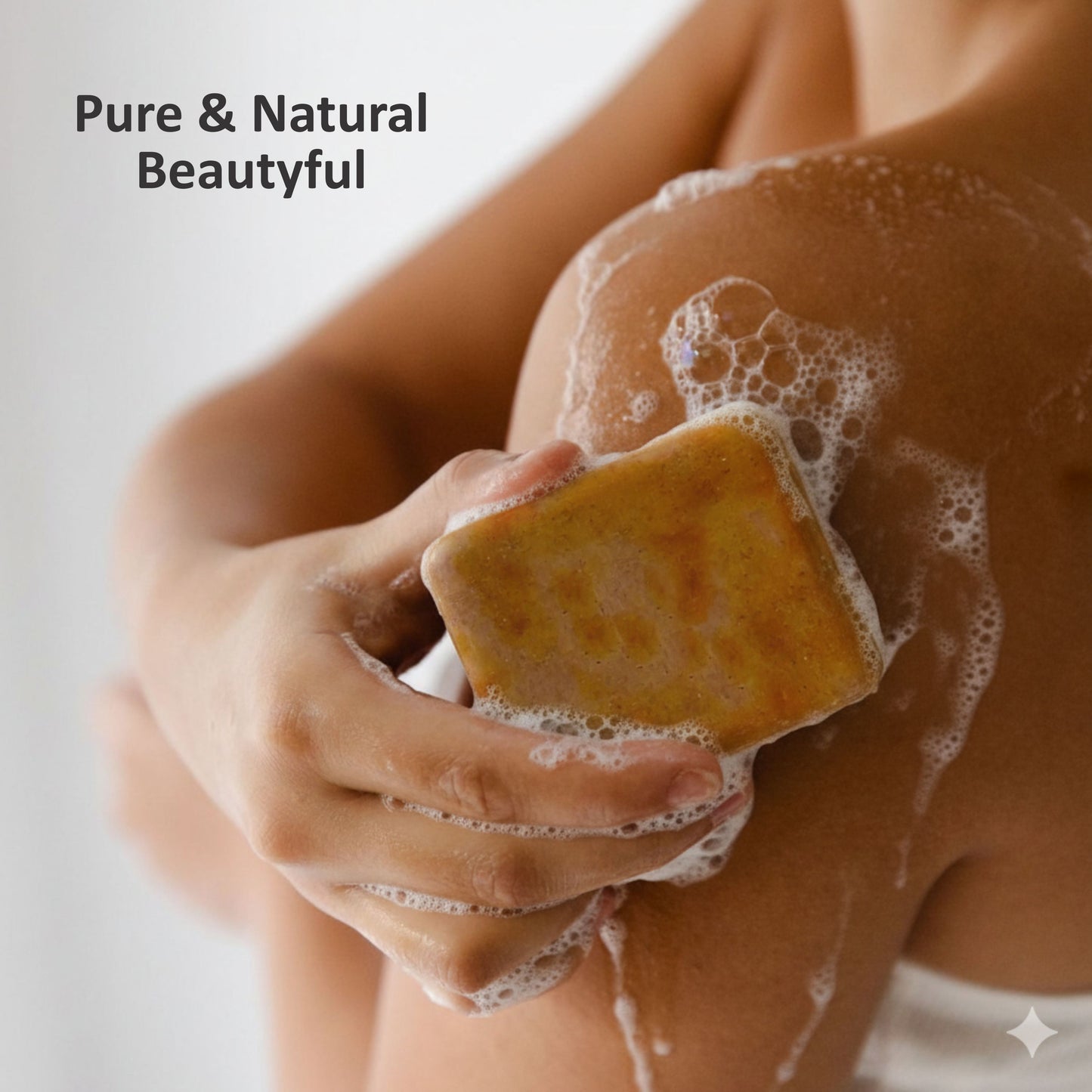 Magic Soap with Saffron & Sandalwood for Tan Removal & Glowing Skin