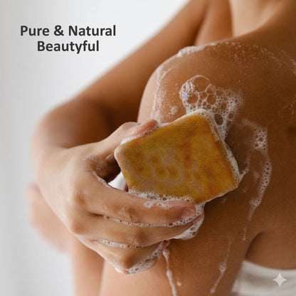 Magic Soap with Saffron & Sandalwood for Tan Removal & Glowing Skin