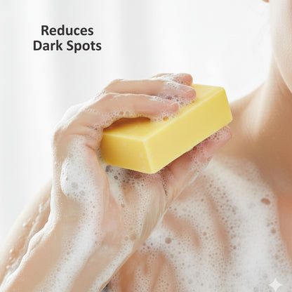 Glafira Kojic Soap - Skin Brightening with Kojic Acid & Turmeric Oil | Reduces Tan & Dark Spots