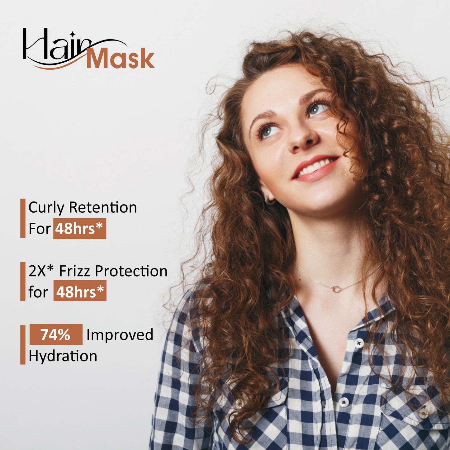 Glafira Hair Mask - Natural Ultimate Repair | 2X Smoothness, Curly & Frizz Protection | Deep Conditioner for Dry, Damaged, Curly & Frizzy Hair