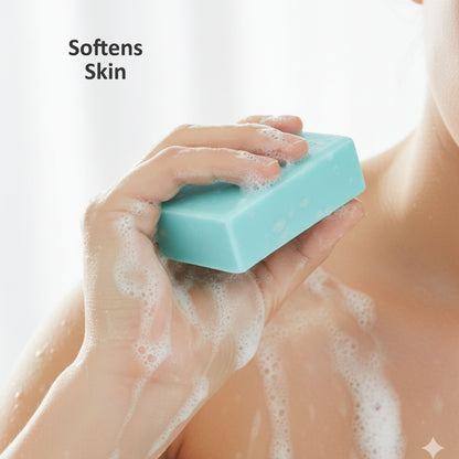 Glafira Aqua Soap | Vitamin E & Aloe Vera | Refreshing Face & Body Soap for All Skin Types