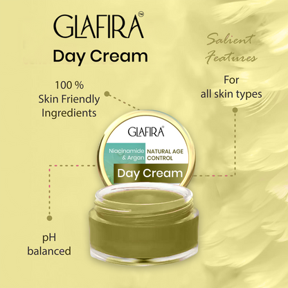 Glafira Radiance Day Cream – Niacinamide & Argan Oil for Youthful Skin
