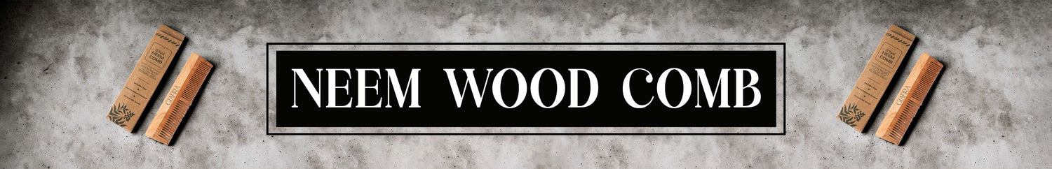 Neem Wood Combs Banner