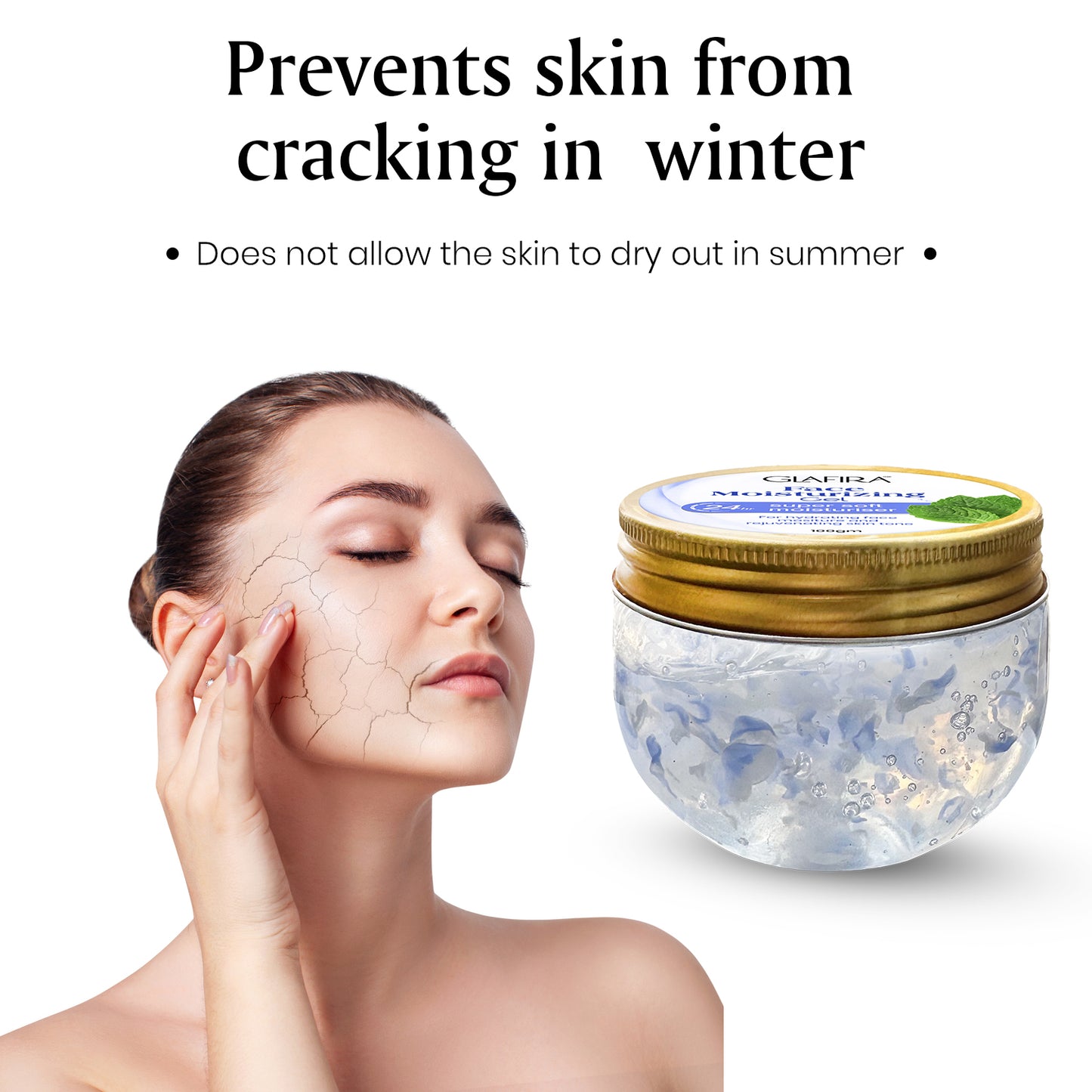 Face Moisturizing Gel – Lightweight, Hydrating & Non-Sticky Ideal For Both Summer & Winter Use