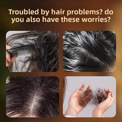 GLAFIRA Seven Green Nature Shampoo Bar | Anti-Hair Fall, Dandruff Control, Hair Repair & Oil Control