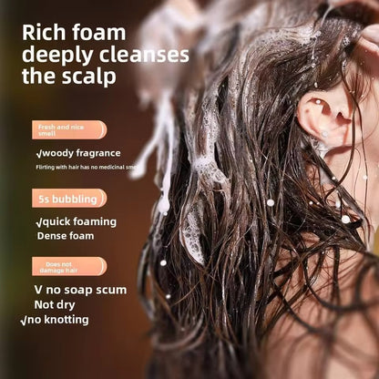 GLAFIRA Seven Green Nature Shampoo Bar | Anti-Hair Fall, Dandruff Control, Hair Repair & Oil Control