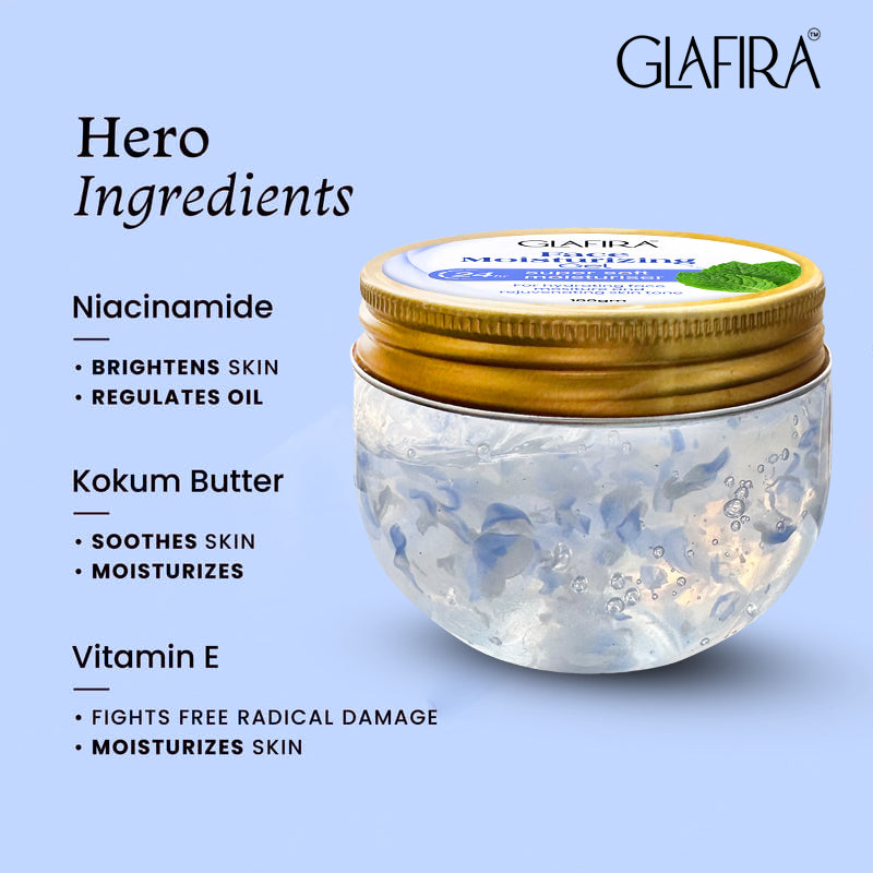 Face Moisturizing Gel – Lightweight, Hydrating & Non-Sticky Ideal For Both Summer & Winter Use